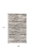 8' X 10' Cream Abstract Distressed Area Rug